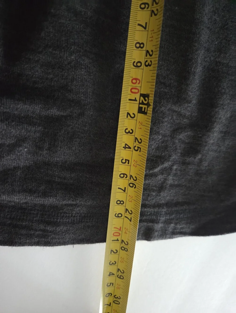 Men's Long Sleeve Henley Termal Shirt - Dark Charcoal Sz.L